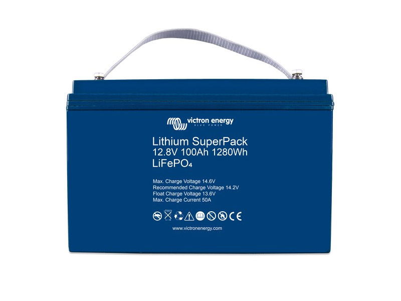 Bateria de lítio Victron Energy SuperPack 12,8V 100Ah 1280Wh