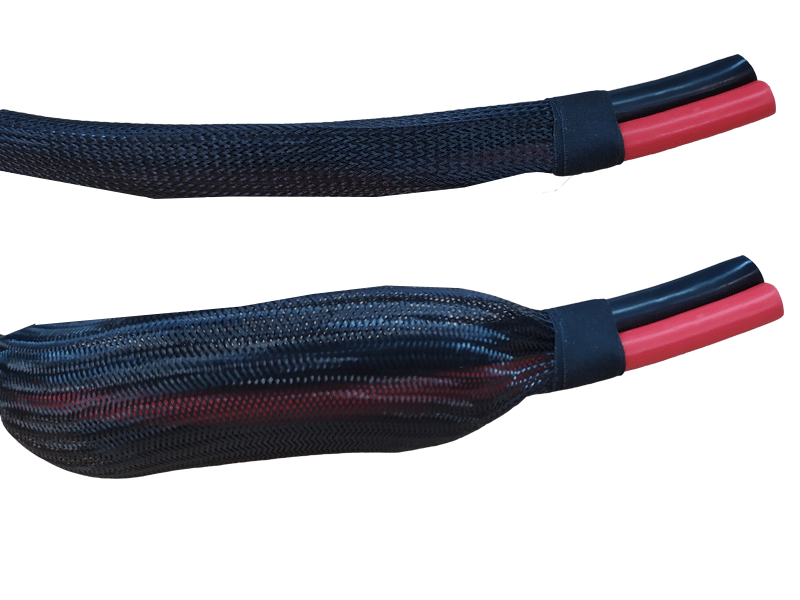 manga de cabo entrançado-exemplo-expansível