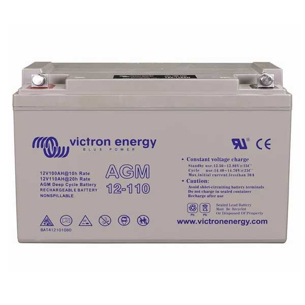 Batería AGM 110Ah 12v Ciclo Profundo Victron Energy 12v