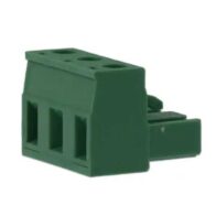 Conector fêmea de 3 vias de 7,62 mm