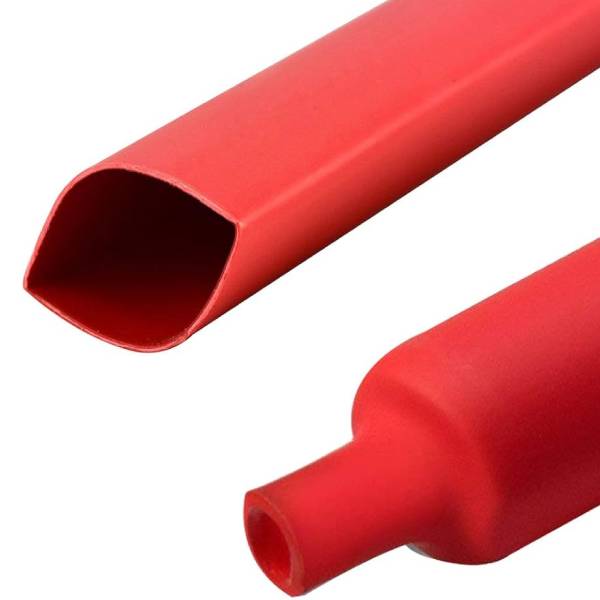tubo termorretráctil vermelho adesivo termorretráctil