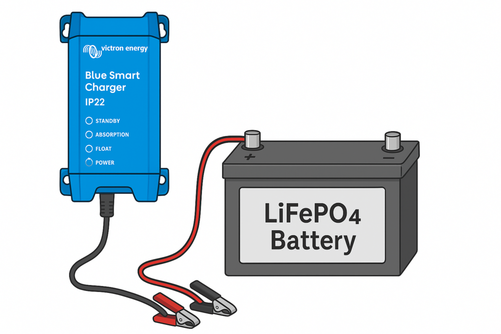 como carregar uma pilha lifepo4